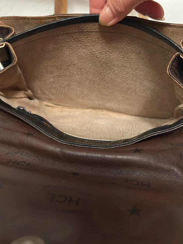 HCL Vintage Tasche 80er Braun Schwarz — 9